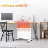 1500W Convection Panel Heater Under Desk, Freestanding/Wall Mountable Quiet Space Heater, Energy Efficient, Overheat Protection, No Fan, Blowing Electric Heater Suit for Bedroom, Bathroom, Office view 2
