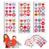 Partywind 24 Sheets Valentines Day Stickers Prize for Kids Classroom, Valentines Stickers for Kids Rewards Goodie Bag Stuffers, Cute Waterproof Stickers with Heart Animals (288 Styles) view 1