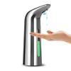 Automatic Soap Dispenser, Touchless Liquid Soap Dispenser Silver, Touchless Soap Dispenser for Kitchen Sink and Bathroom, with Infrared Motion Sensor, Waterproof, 400ml/14oz Silver view 1