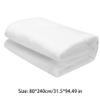 Eioflia Christmas Snow Blanket Roll,Snow Blanket Artificial Snow Roll,Christmas Snow Cover Blankets,Artificial Fake Snow Covering Nativity Soft White Blanket for Xmas Party (80x240cm) view 3