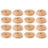 16PCS Bamboo Jar Lids with Straw Hole Reusable Bamboo Canning Jar Lids for Regular Mouth Mason 70MM view 1