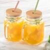 16PCS Bamboo Jar Lids with Straw Hole Reusable Bamboo Canning Jar Lids for Regular Mouth Mason 70MM view 4