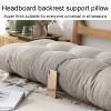 WANGPP Rectangular Large Bolster Headboard Backrest,Back Cushions for Bed Sofa Couch,Wedge Cushion Backrest,Lumbar Cushions,Reading Pillow Pearl Cotton, Removable Backrest Cushion view 4