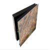 Concept Crystal 50 Keys Cabinet with Decorative Front Panel and Glass White Board KN04 Rusted Textures Series view 3