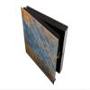 Concept Crystal 50 Keys Cabinet with Decorative Front Panel and Glass White Board KN04 Rusted Textures Series view 3