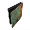 Concept Crystal 50 Keys Cabinet with Decorative Front Panel and Glass White Board KN04 Rusted Textures Series view 3
