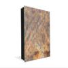 Concept Crystal 50 Keys Cabinet with Decorative Front Panel and Glass White Board KN04 Rusted Textures Series view 1