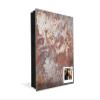Concept Crystal 50 Keys Cabinet with Decorative Front Panel and Glass White Board KN04 Rusted Textures Series view 4