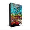 Concept Crystal 50 Keys Cabinet with Decorative Front Panel and Glass White Board KN04 Rusted Textures Series view 4