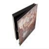 Concept Crystal 50 Keys Cabinet with Decorative Front Panel and Glass White Board KN04 Rusted Textures Series view 3