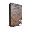 Concept Crystal 50 Keys Cabinet with Decorative Front Panel and Glass White Board KN04 Rusted Textures Series view 4