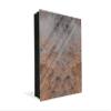 Concept Crystal 50 Keys Cabinet with Decorative Front Panel and Glass White Board KN04 Rusted Textures Series view 1