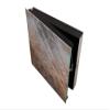 Concept Crystal 50 Keys Cabinet with Decorative Front Panel and Glass White Board KN04 Rusted Textures Series view 3