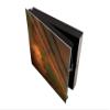 Concept Crystal 50 Keys Cabinet with Decorative Front Panel and Glass White Board KN04 Rusted Textures Series view 3