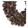 Holyart Advent Wreath 30 cm Pine Cones and Dry Leaves view 4