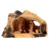 Holyart Nativity Set Wooden cave 15x25x10 cm Figurines 7 cm view 1
