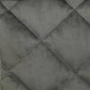 HiEnd Accents Velvet Diamond Quilt, Twin Size, Gray Solid Color, Classic Traditional Luxury Bedding, Soft Lightweight Bed Cover view 2