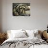Fine Art Canvas Houseplant 3 Canvas Wall Decor by Artist Summer Tali Hilty for Living Room, Bedroom, Bathroom, Kitchen, Office, Bar, Dining & Guest Room - Ready to Hang - 20 in x 15 in view 2