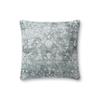Loloi Chris Loves Julia x Pillows Collection PCJ0007 Grey 18" x 18" w/Poly Pillow view 2