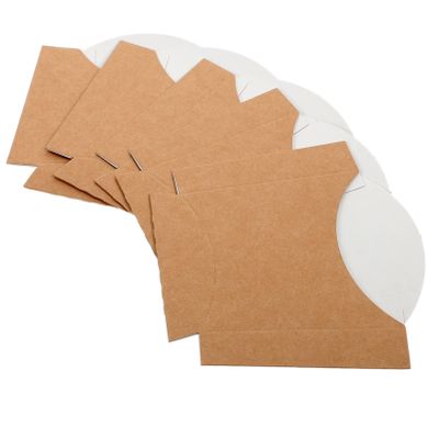 Cabilock 100pcs Kraft Paper Snack Boxes for Fried Food Grease Resistant Containers for Take for Fries Chips Desserts