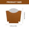 Cabilock 100pcs Kraft Paper Snack Boxes for Fried Food Grease Resistant Containers for Take for Fries Chips Desserts view 3