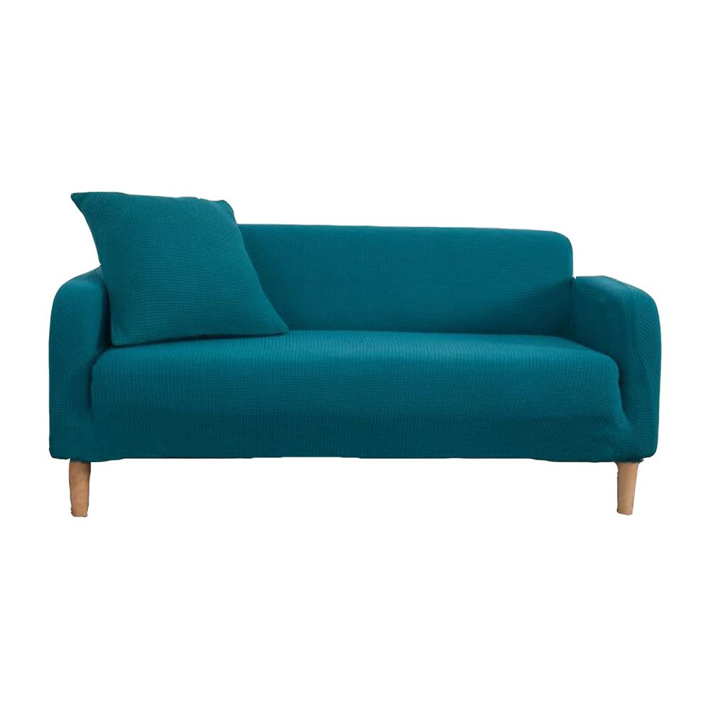 1PCS Sofa Slipcover Stretch Couch Cover All Inclusive Sofa Cover Washable Furniture Protector Soft and Durable Sofa Cover Suitable for 190-230cm Three-Seat SofaBluestone Blue