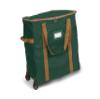 Covermates Keepsakes Rolling Treasurekeeper Storage Bag  Heavy-Duty Polyester with Dual Wheels & Handles  Protects Holiday Decorations with ID Window & Dual Zipper Access, Green view 1