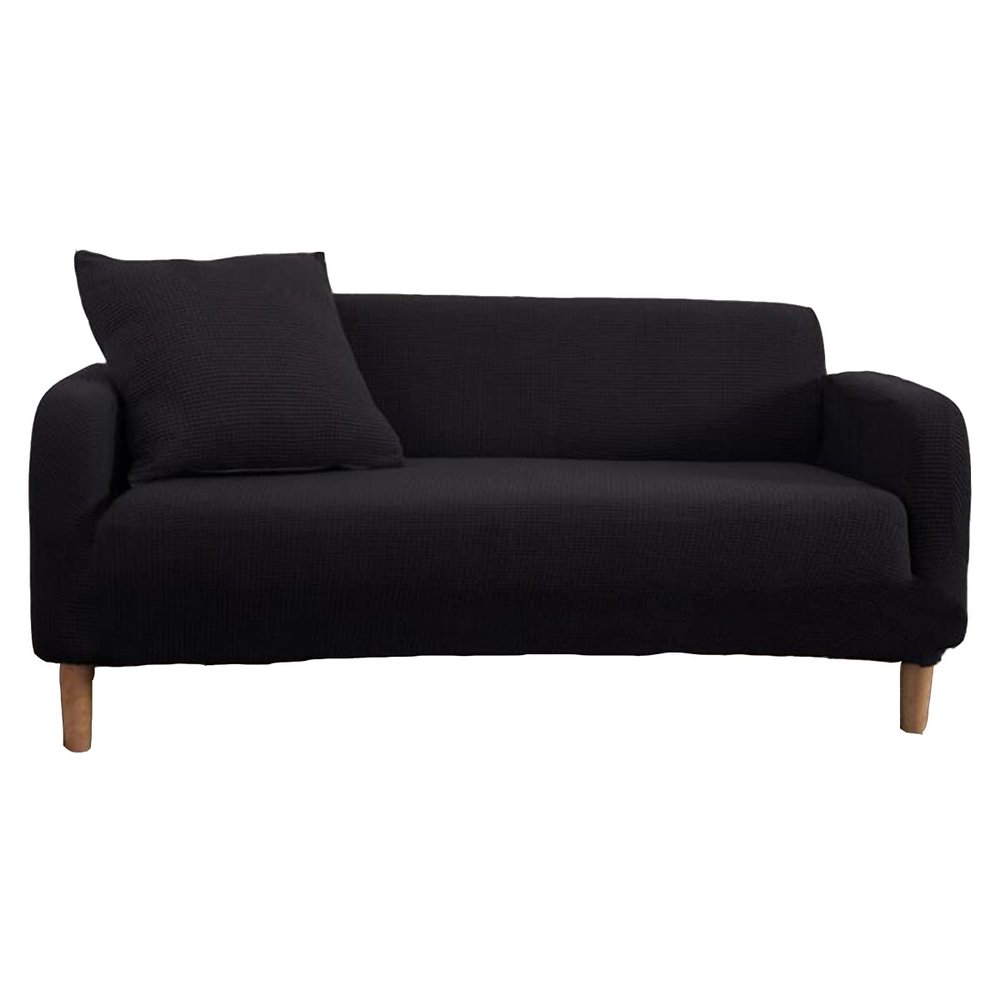 1PCS Sofa Slipcover Stretch Couch Cover All Inclusive Sofa Cover Washable Furniture Protector Soft and Durable Sofa Cover Suitable for 90-140cm Single SofaInterstellar Black