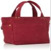 F-Style Canvas Tote Bag with Flag Can Badge, Red view 2
