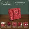 Covermates Keepsakes Rolling Treasurekeeper Storage Bag  Heavy-Duty Polyester with Dual Wheels & Handles  Protects Holiday Decorations with ID Window & Dual Zipper Access, Red Snowflake view 4