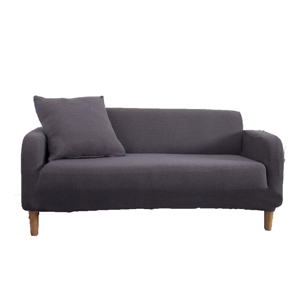1PCS Sofa Slipcover Stretch Couch Cover All Inclusive Sofa Cover Washable Furniture Protector Soft and Durable Sofa Cover Suitable for 90-140cm Single SofaMetal Gray