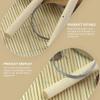 12pc Pottery Tool Kit Soft Clay Cutters Steel Wire Cutters Portable for Cake Baking DIY Projects view 4