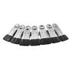 Hahiyo Stainless Steel Clothespins Sock Clip Laundry 2.2inch Length with Spring Strong Grip Windproof Easy Pinch Hang Handy Save Space Not Damage Leave Pinch Mark for Clothesline Towel Black 7PCS view 1