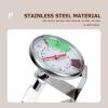 1PC Food Thermometer Baking Read Dial Candy Meat Temperature Gauge Kitchen Food Temperature Gauge Home Pizza Oven Grill Steak Tool Stainless Steel view 3