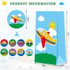Dianelhall 32 Pieces Mini Transportation Goodie Bags Birthday Party Supplies Cars Goodie Bags Transportation Party Favor Bag Cars Theme Decorations for Kids Birthday Baby Shower Supplies view 2