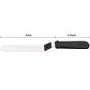 Hegebeck Icing Spatula, 8 Inch Stainless Steel Bent Spatula, Cake Decorating Frosting Spatula with PP Handle for Cookies, Kitchen, Bakery view 2