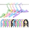 12pcs Travel Folding Hanger Household Multifunctional Portable Hanger view 1