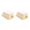 2pcs Anti Electric Shocking Switch Protector Cover ABS Household view 1