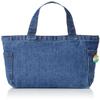 F-Style Tote Bag, Flag with Can Badge, Denim Multi-Tote, Blue view 1