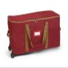Covermates Keepsakes Rolling Treasurekeeper Storage Bag  Heavy-Duty Polyester with Dual Wheels & Handles  Protects Holiday Decorations with ID Window & Dual Zipper Access, Red view 1