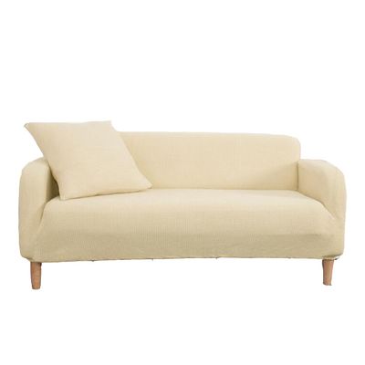 1PCS Sofa Slipcover Stretch Couch Cover All Inclusive Sofa Cover Washable Furniture Protector Soft and Durable Sofa Cover Suitable for 190-230cm Three-Seat SofaMustard Yellow