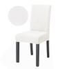 1/2/4/6 Pieces Universal Size Chair Cover Big Elastic Chair Covers Jacquard Fabric and Velvet Fabric Seat Case for Dining Room,White,6 pcs view 2