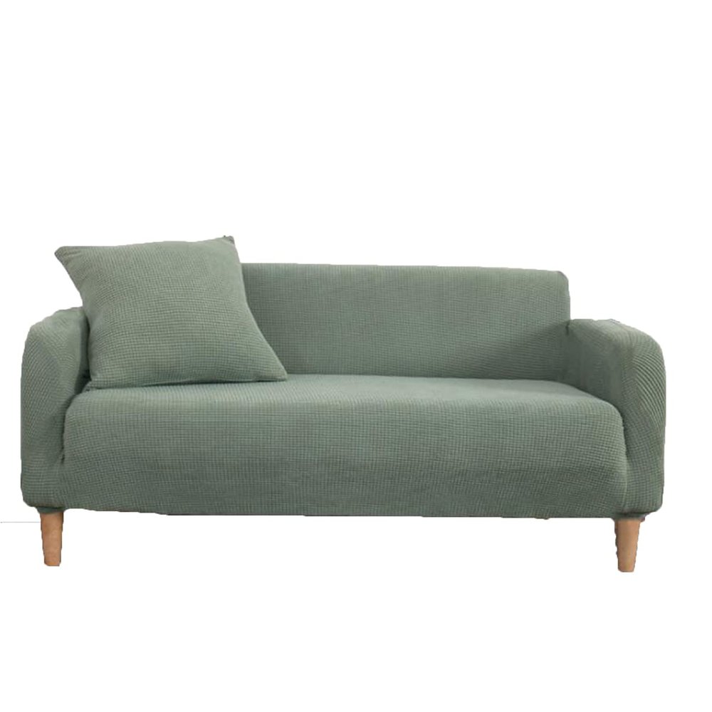1PCS Sofa Slipcover Stretch Couch Cover All Inclusive Sofa Cover Washable Furniture Protector Soft and Durable Sofa Cover Suitable for 145-185cm Double SofaCypress Green