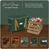 Covermates Keepsakes Rolling Adjustable Ornament Storage Bag  Heavy-Duty Polyester, FlexGrid Trays & Padded Dividers  Protective Holiday Organizer with Wheels, Handles & ID Window, Green view 4