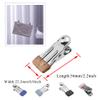 Hahiyo Stainless Steel Clothespins Sock Clip Laundry 2.2inch Length with Spring Strong Grip Windproof Easy Pinch Hang Handy Save Space Not Damage Leave Pinch Mark for Clothesline Towel 5colors 15PCS view 2