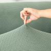 1PCS Sofa Slipcover Stretch Couch Cover All Inclusive Sofa Cover Washable Furniture Protector Soft and Durable Sofa Cover Suitable for 90-140cm Single SofaWest Lake Blue view 4