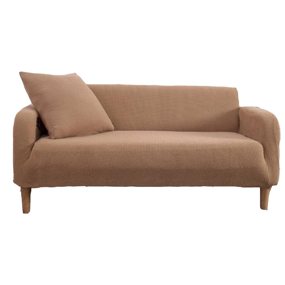 1PCS Sofa Slipcover Stretch Couch Cover All Inclusive Sofa Cover Washable Furniture Protector Soft and Durable Sofa Cover Suitable for 145-185cm Double SofaTitanium Coffee