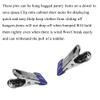 Hahiyo Stainless Steel Clothespins Sock Clip Laundry 2.2inch Length with Spring Strong Grip Windproof Easy Pinch Hang Handy Save Space Not Damage Leave Pinch Mark for Clothesline Towel Purple 7PCS view 4