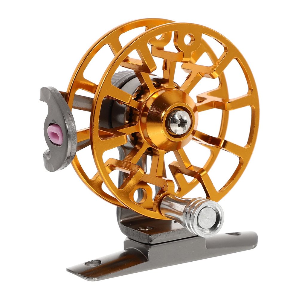 Fishing Reel and Rod Portable Fishing Pole Wheel High Strength No Damage Line Spooler