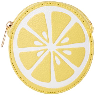Marushin 0585002200 Die-Cut Lemon Food Funny Cosmetic Pouch